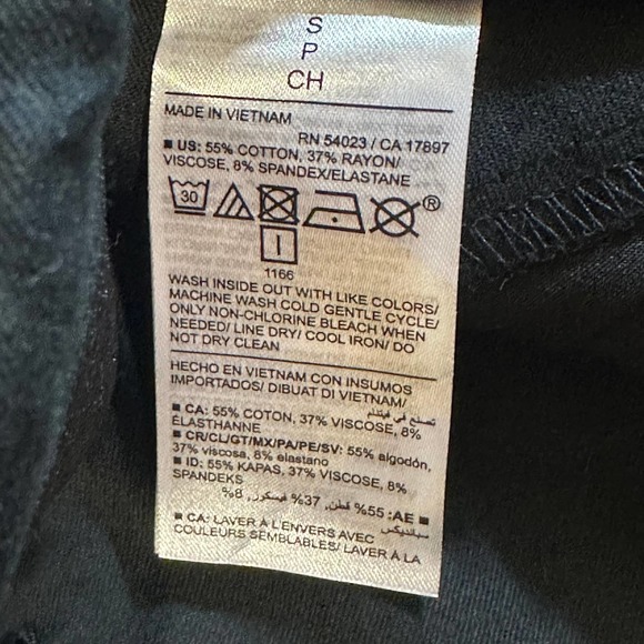 Old Navy High Rise Skinny Pants Small Black NWT - Picture 4 of 9